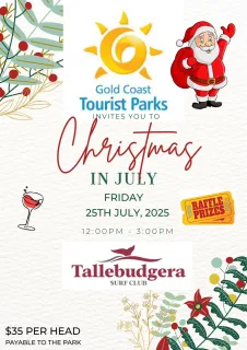 Christmas in July Flyer