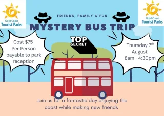 Mystery Bus Trip Flyer
