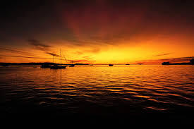 You can't go wrong with a breathtaking sunset here at Jacobs Well Tourist Park