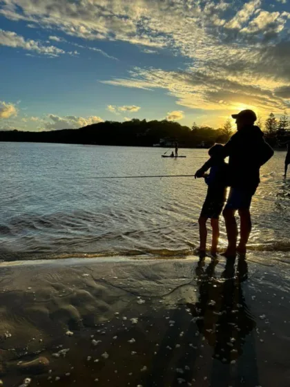 Evening fishing - Talle Creek is the perfect spot for it